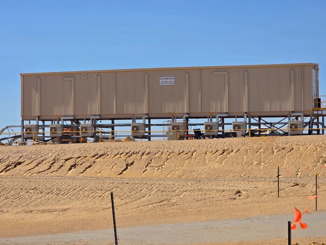 Large-scale industrial installation